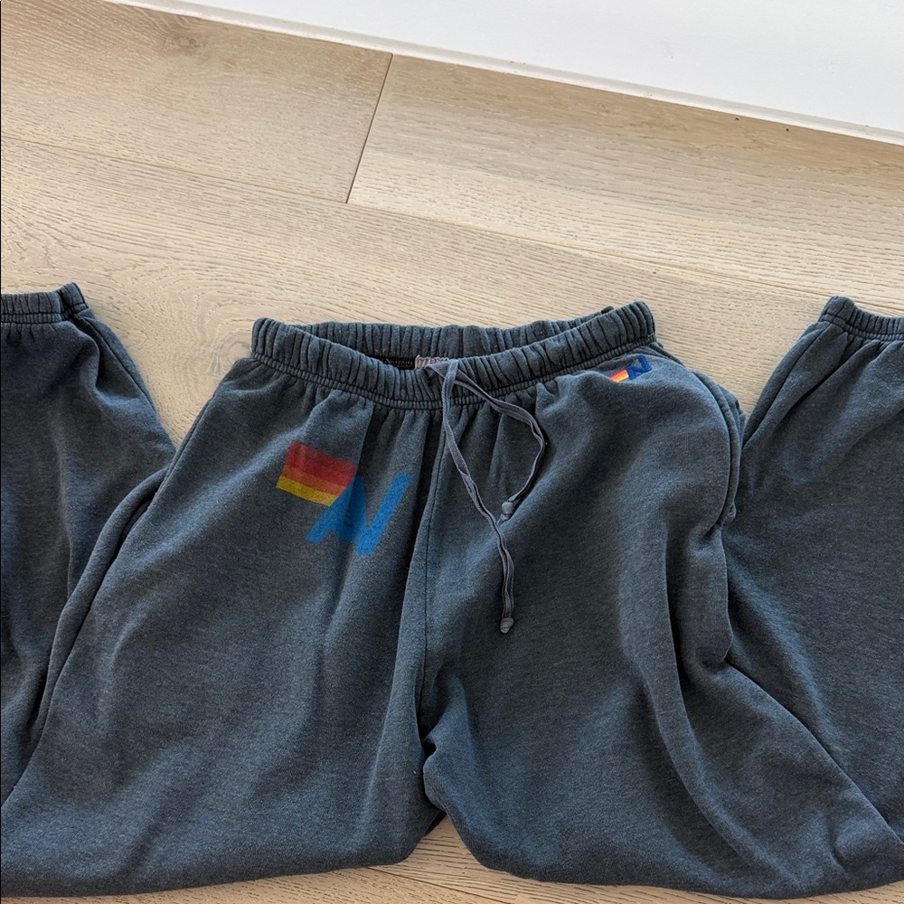 Aviator Nation blue sweats unisex size medium